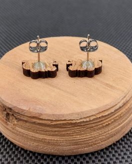 Kolczyki drewniane KOALA