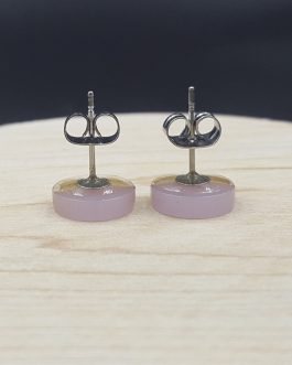 Kolczyki KÓŁKA FIOLETOWE
