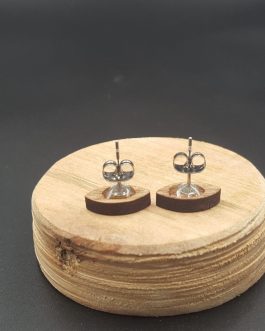 Kolczyki drewniane FOOTBALL AMERYKAŃSKI