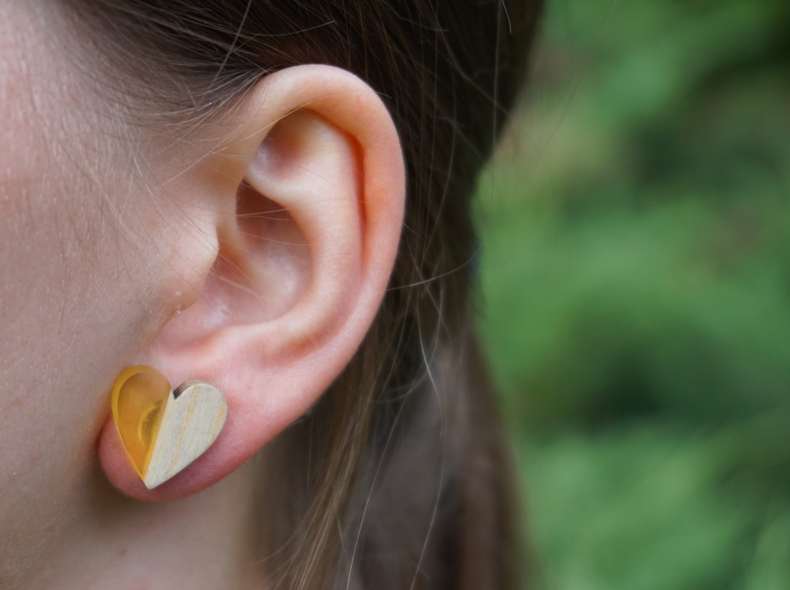 Kolczyki SERCA ŻÓŁTE - obrazek 6