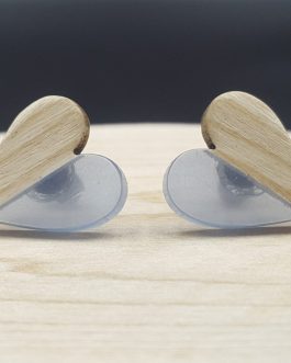 Kolczyki SERCA NIEBIESKIE