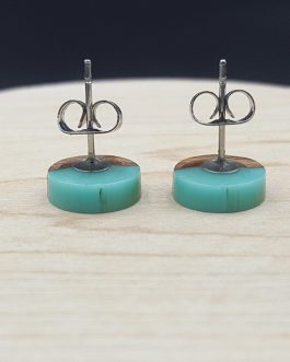 Kolczyki KÓŁKA TURKUSOWE