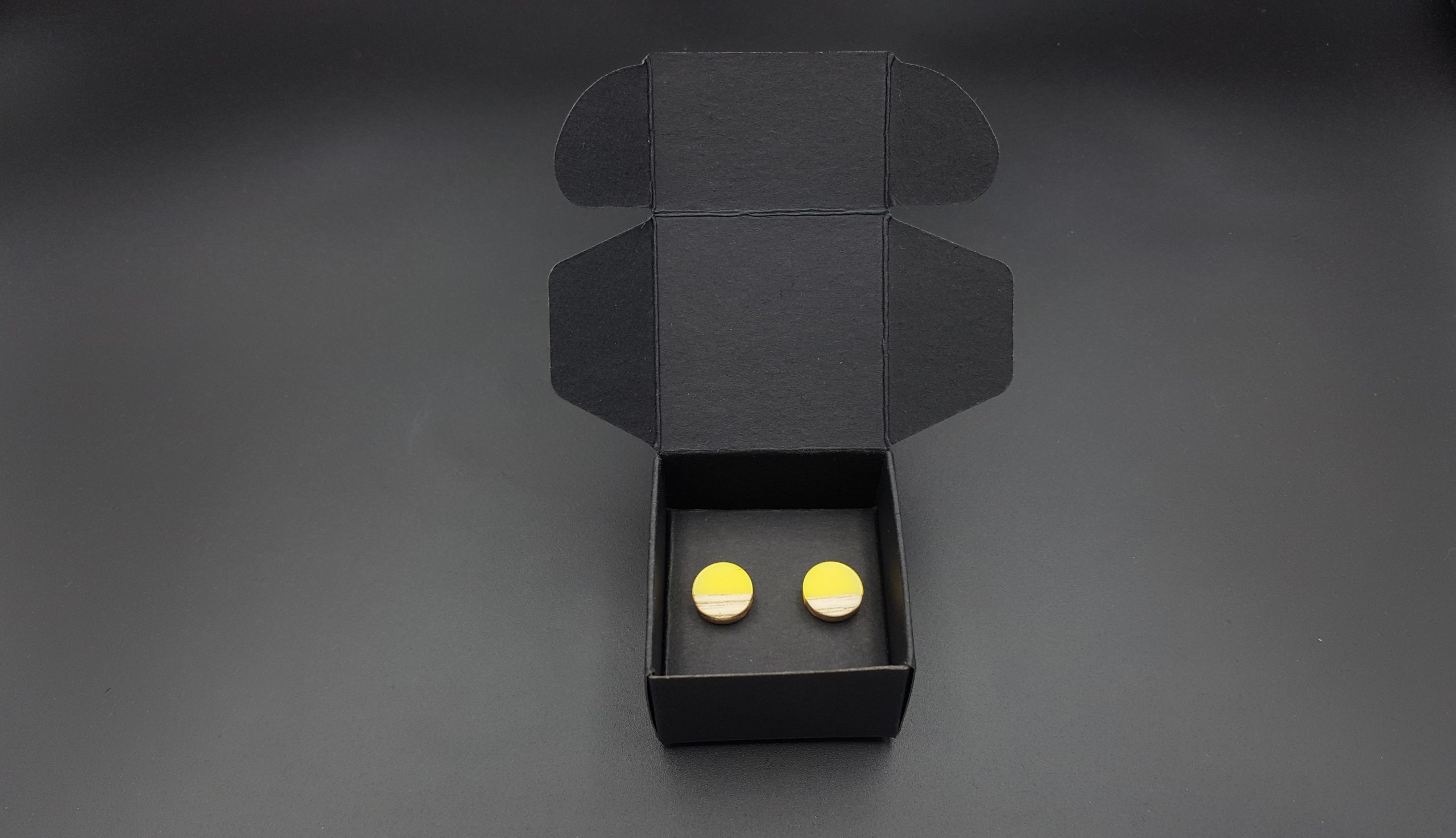 Kolczyki KÓŁKA ŻÓŁTE - obrazek 6