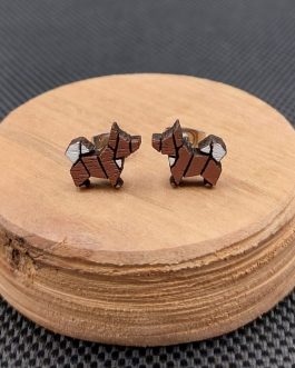 Kolczyki drewniane PSY