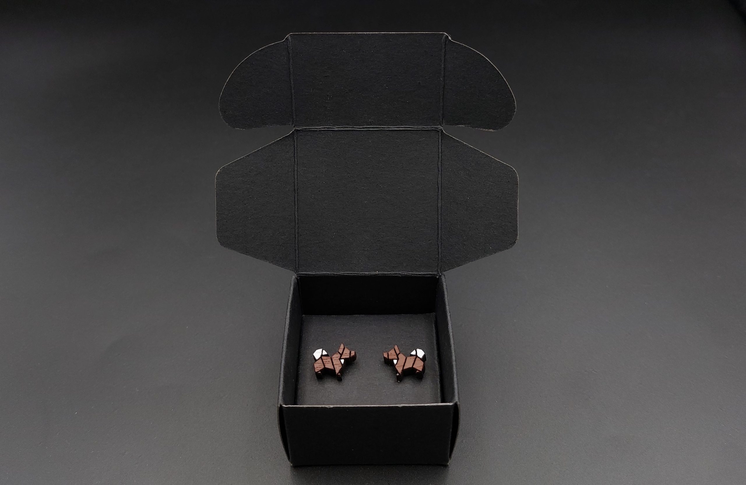 Kolczyki drewniane PSY - obrazek 3