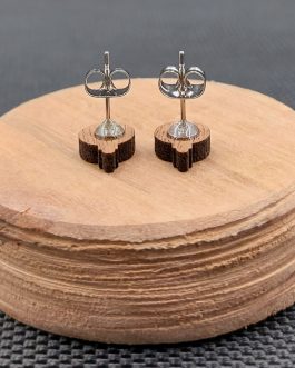 Kolczyki drewniane BOMBKI