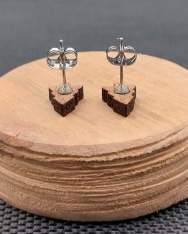 Kolczyki drewniane CHOINKI