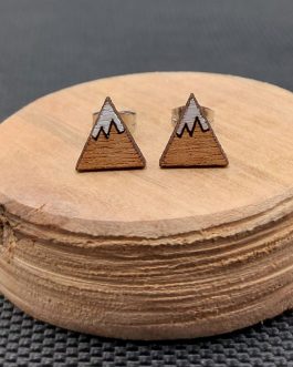 Kolczyki drewniane GÓRY