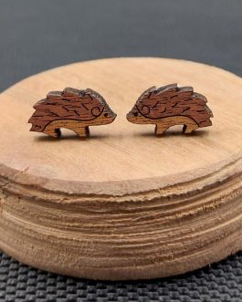 Kolczyki drewniane JEŻE