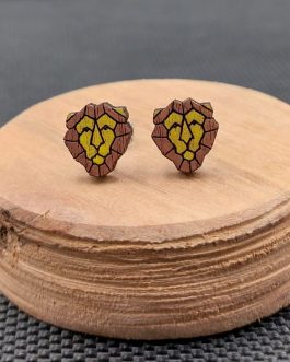 Kolczyki drewniane LWY