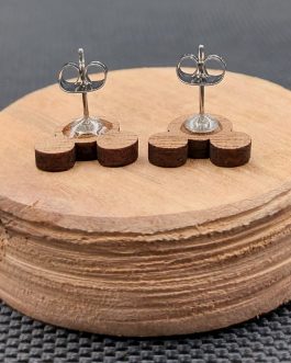 Kolczyki drewniane MYSZKI