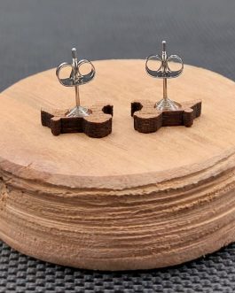 Kolczyki drewniane MOPSY