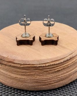 Kolczyki drewniane NIEDŹWIEDZIE