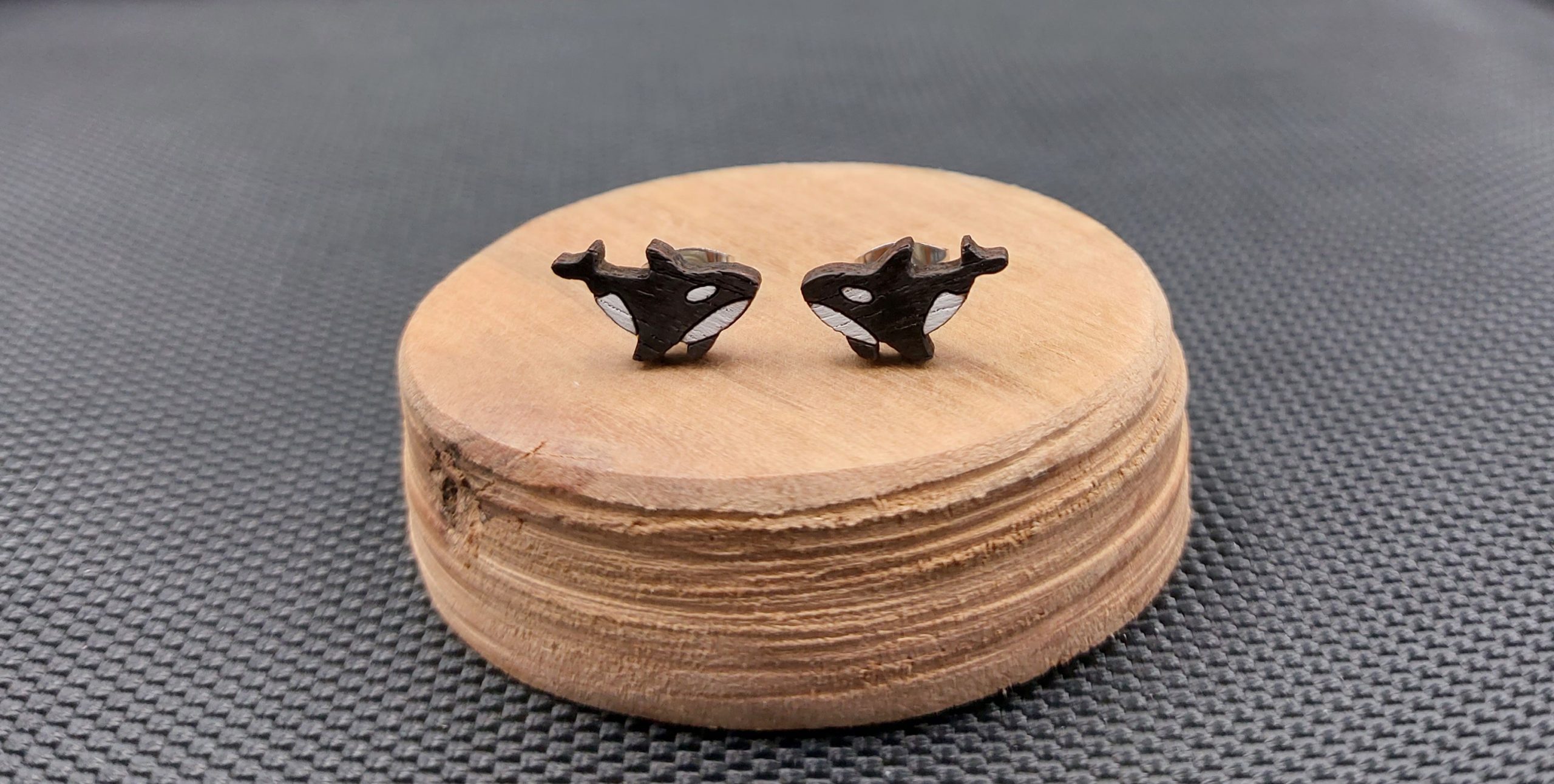 Kolczyki drewniane ORKI