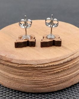 Kolczyki drewniane OSTROKRZEW