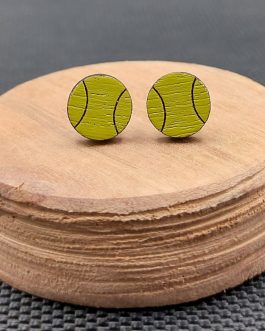 Kolczyki drewniane TENIS