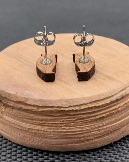 Kolczyki drewniane PINGWINY