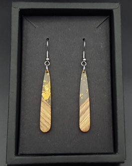 Kolczyki SOPLE ZE ZŁOTKIEM