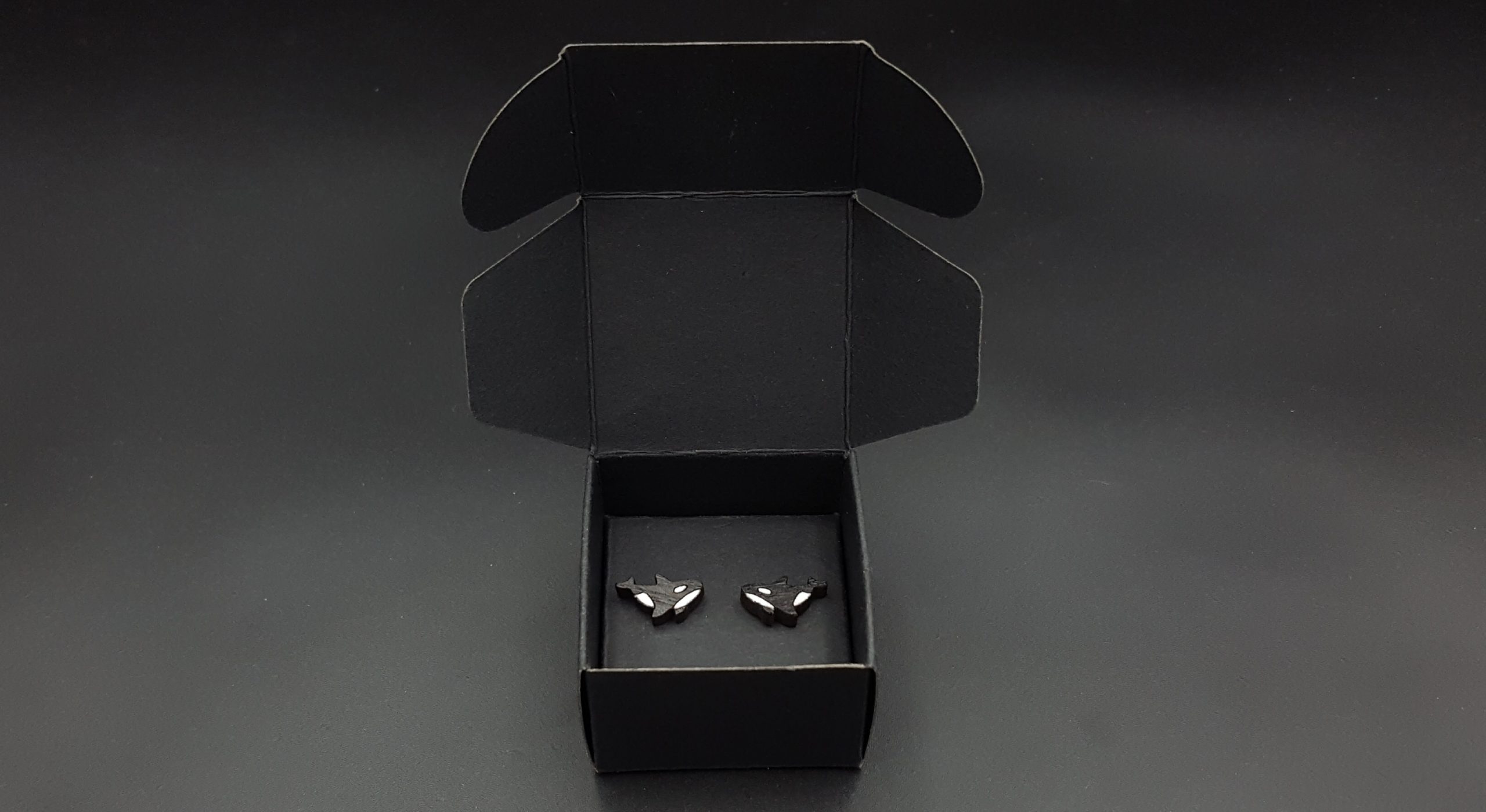 Kolczyki drewniane ORKI - obrazek 3