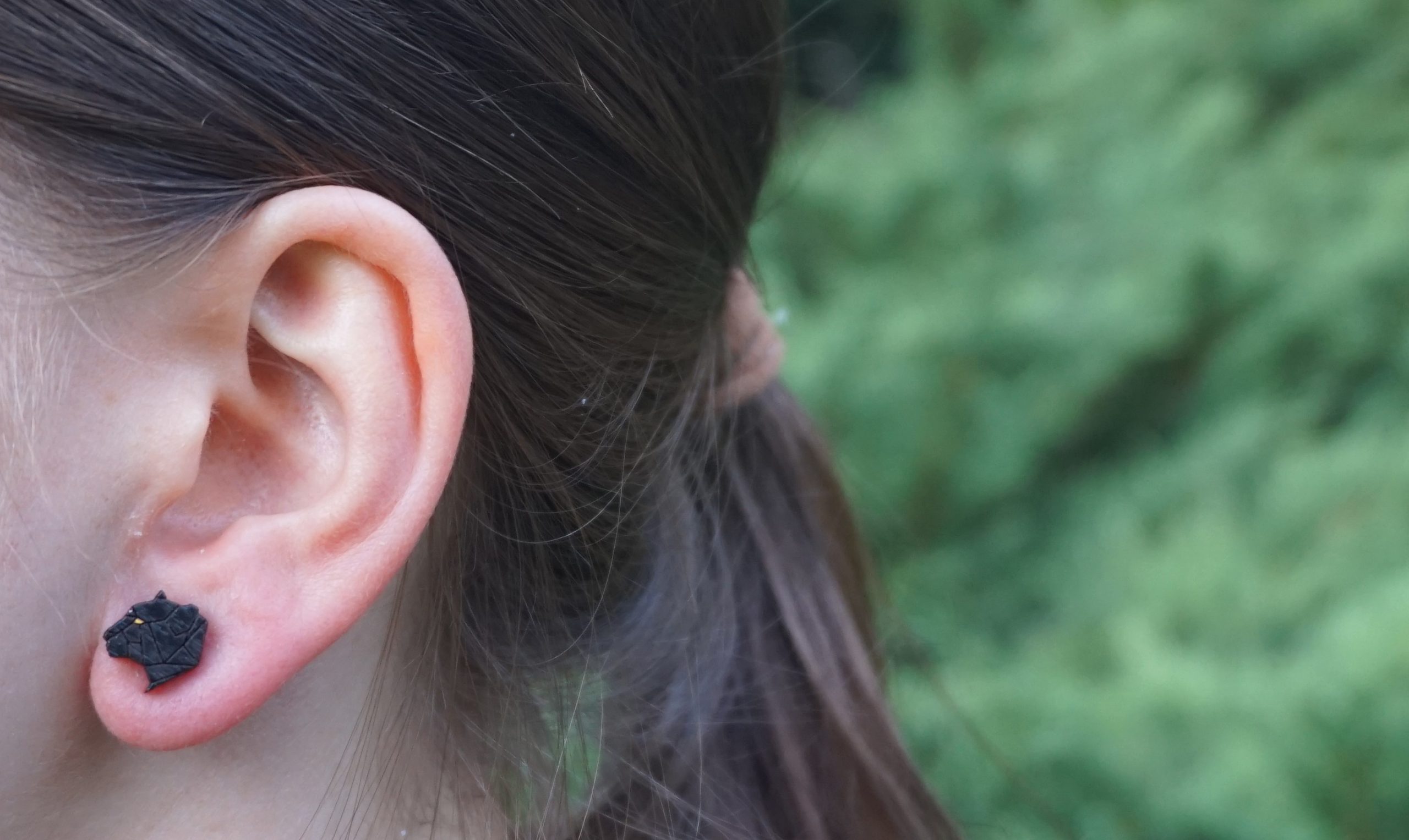 Kolczyki drewniane PUMY - obrazek 5