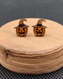 Kolczyki drewniane DYNIE