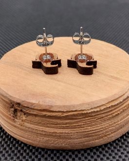 Kolczyki drewniane DYNIE