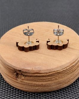 Kolczyki drewniane KOALA JASNY