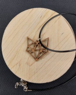 Wisiorek drewniany LIS