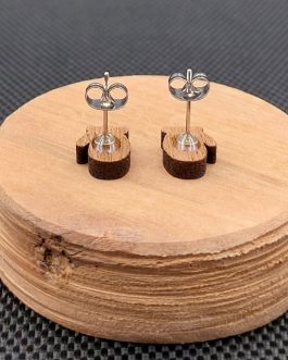 Kolczyki drewniane RĘKAWICZKI