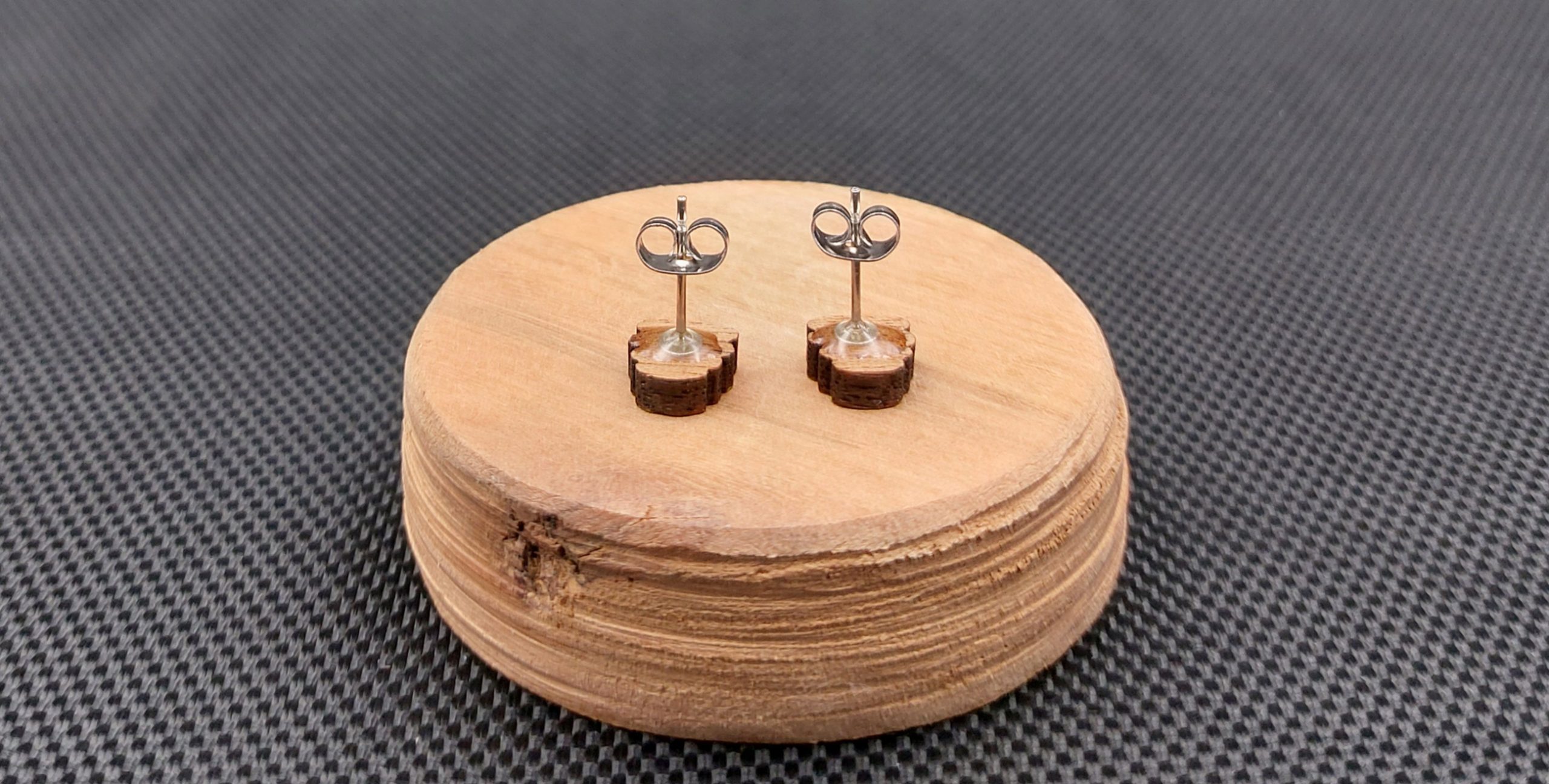 Kolczyki drewniane ULE - obrazek 2