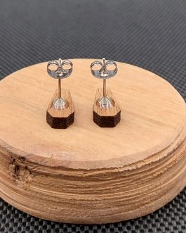 Kolczyki drewniane TRUMNY