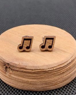 Kolczyki drewniane NUTY