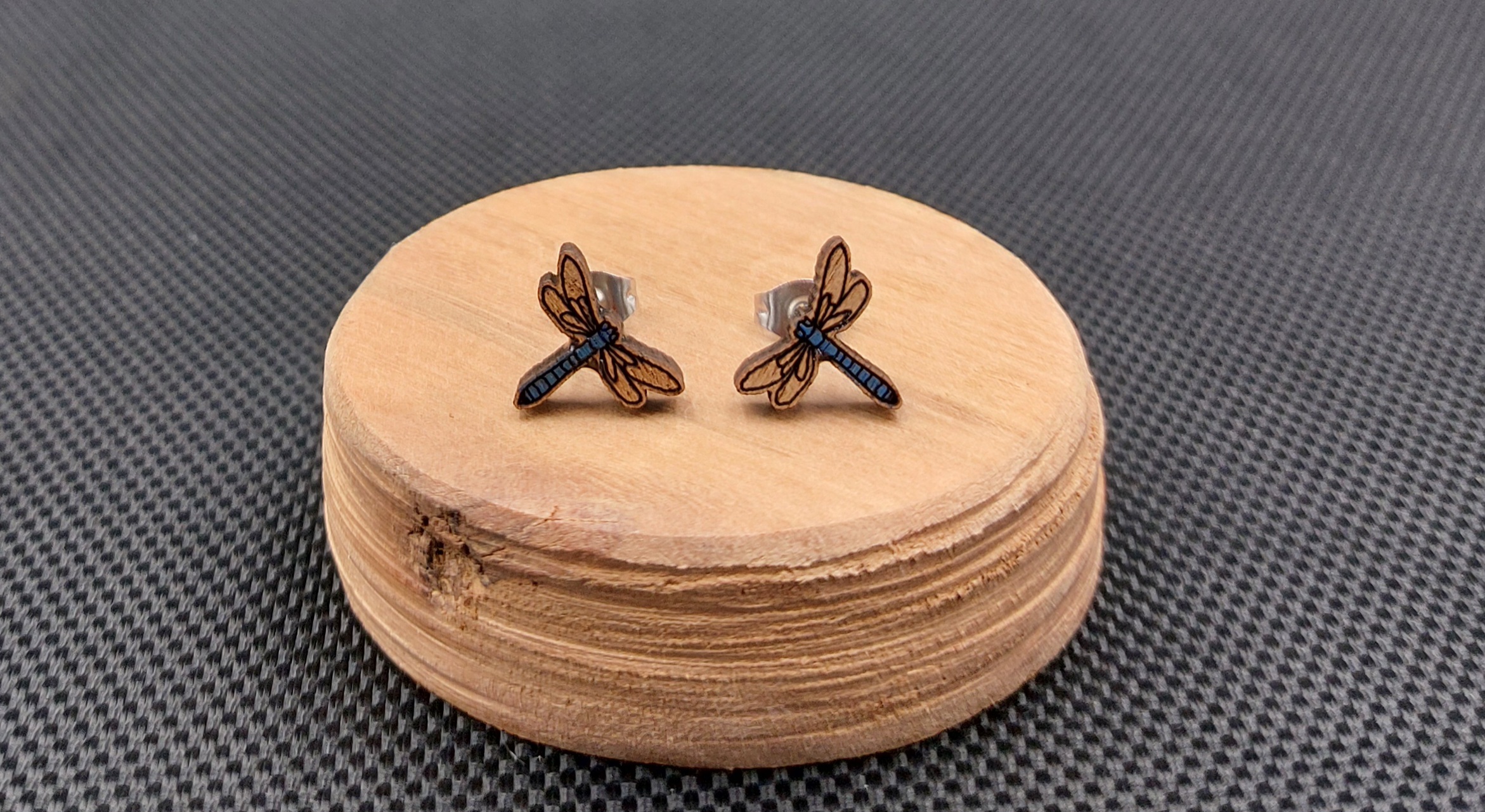 Kolczyki drewniane WAŻKI