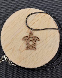 Wisiorek drewniany ŻÓŁW