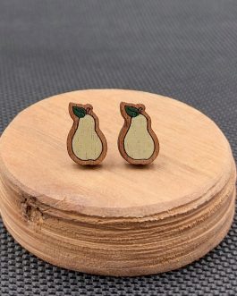 Kolczyki drewniane GRUSZKI
