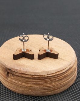 Kolczyki drewniane MOTYLKI