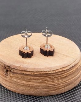 Kolczyki drewniane TRUSKAWKI