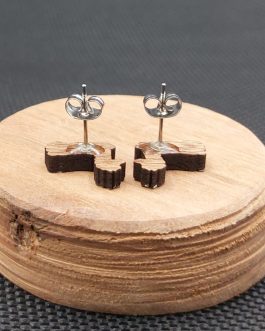 Kolczyki drewniane ALPAKI